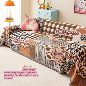 Housse de canapé élastique respirante six couleurs à motifs animaux mignons de dessins animés, <span class=keywords><strong>anti</strong></span>-salissures, tout compris, pour automne-hiver - Product Image 3