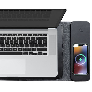 Funda para Portátil 4 en 1 Impermeable para Portátiles de 13/14 Pulgadas con Carga Inalámbrica para Teclado, Ratón y Escritorio - Product Image 1