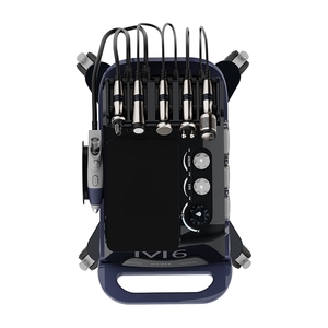 Appareil de microdermabrasion à jet d'oxygène 6 en 1, matériau ABS, portable, soin de la peau, éliminateur de points noirs, lifting du visage - Product Image 2