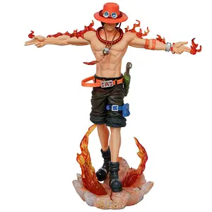 Wholesales 28 cm height One Pieces Portaga D Ace Arm cross Universal resonance Shine Action Figure model