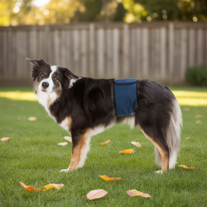 Bande Abdominale pour Chien Mâle XL 6575 Cm Bleu Foncé Couche pour Animaux de Compagnie - Product Image 3