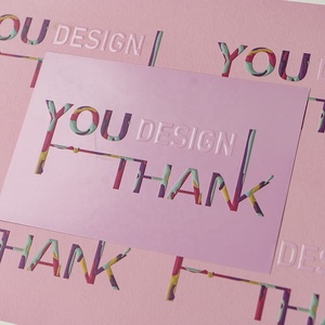 Пользовательские Роскошные текстурные Бумажные тисненые УФ-печатные конверты для малого бизнеса, благодарственные открытки, этикетки с именем, бумажные бирки - Product Image 6