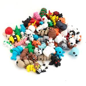 Vashine - Juguetes de Animales Impresos en 3D para Niños, Divertida Decoración, Recuerdo de Zoológico, Animales Flexibles de Cristal PLA para Niños - Product Image 2