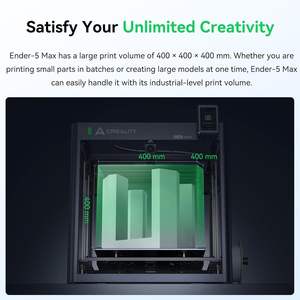 Impresora 3D Creality Ender 5 Max, Gran Volumen de Impresión de 400x400x400 mm, Máquina de Impresión FDM con Plataforma de Vidrio Templado - Product Image 4