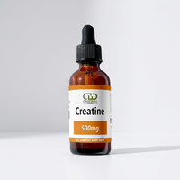 Créatine organique 60 ml en gouttes liquides pour adultes, supplément nutritionnel musculaire personnalisé OEM ODM en marque privée