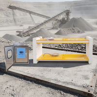 Détecteur de métaux haute précision à induction pulsée avec bobine équilibrée, protection de convoyeur minier, affichage LCD, alarme sonore, certifié CE