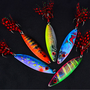 เหยื่อปลอมแบบช้อ<span class=keywords><strong>น</strong></span>หมุน NEW OEM 7.5CM17G S สำหรับตกปลา Walleye, Trout, Pike, Bass, Salmon - Product Image 1