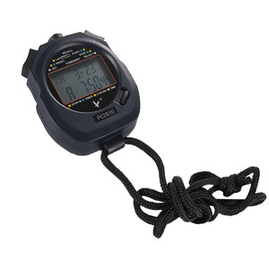 Tianfu PC2810 Electronic Stopwatch With Large LCD Display 10 Memory Tracks Chronograph For Timing And Monitoring Devices - Product Image 1