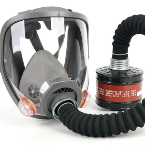 Industrial Multiple Dust Full Facepiece Respirator Particulate Organic Vapor Safety P100 Complete <b>Face</b> Full <b>Face</b> Respirator Mask - Product Image 6