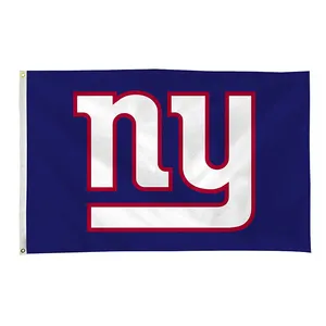 Bandeiras personalizadas da nfl da equipe, bandeiras personalizadas do nfl da impressão digital nova york ny giants banners