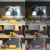 Rail lumineux à LED 30W COB Dimmable Magnetic Rotating 3 Colors Adjustable Surface Mounted for Retail Shop Lighting