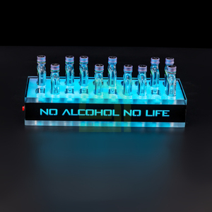 039A batería incorporada Acrílico Vaso de chupito LED bandeja de servicio para vasos de chupito - Product Image 4