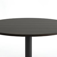 Table de conférence ronde, table de réunion moderne en MDF mélaminé, couleur personnalisée pour salle de conférence de bureau