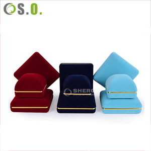 Caja de Terciopelo de Alta Calidad para Collares, Caja de Almacenamiento de Joyas con Logotipo Personalizado, Caja de Regalo Cuadrada para Anillos, Elegante Caja de Gamuza para Pendientes y Pulseras - Product Image 2