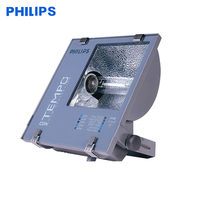 Reflector Philips de 400w/250w con Lámpara de Haluro Metálico, para Estadios, Carteleras, Jardines, Exterior, Impermeable