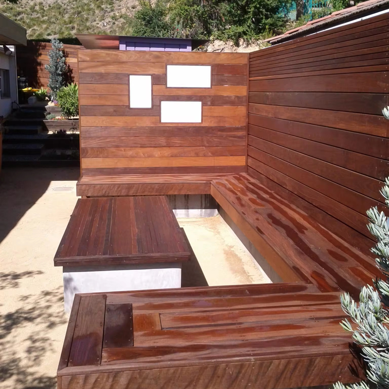 Full Solid Wood Fence Panels Outdoor