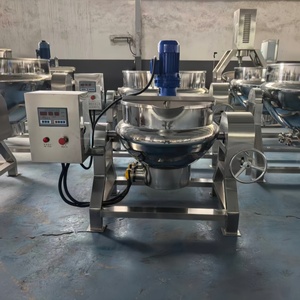 Prix usine Chaudière à double enveloppe chauffée à <span class=keywords><strong>la</strong></span> vapeur, idéale <span class=keywords><strong>pour</strong></span> <span class=keywords><strong>la</strong></span> fabrication de sirop de sucre et de confiture - Product Image 2