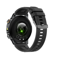 Montre Connectée d'Extérieur AK87 Grand Écran HD 1,7" Plus de 100 Sports Appel Bluetooth Lampe Torche Boussole Fitcloudpro IP68 SOS