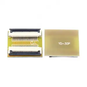 Extensión FFC FPC personalizada paso PCB enchufe de 0,5mm + 2 uds paso de 0,5mm 50/100/200mm longitud Cable FFC 6 8 10 12 30 40 50P tipo A