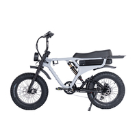 Vélo électrique sport à pneus super larges 1000W EMTB tout-terrain à suspension intégrale Enduro avec batterie au lithium et moteur à moyeu arrière