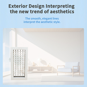 Griglia di Ventilazione a Doppio Strato in Alluminio Bianco Fisso con Porta di Scarico Regolabile, Adatta per HVAC - Vendita all'Ingrosso - Product Image 2