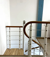 Code du bâtiment VIKO: Escalier en colimaçon intérieur et extérieur de style minimaliste à faible encombrement