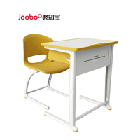 Ensemble pupitre et chaise individuels pour salle de classe – Design moderne, écologique et durable – Mobilier d'étude pour étudiants
