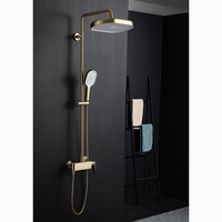 Colonne de douche GAPPO de luxe haute qualité avec robinet thermostatique haute pression et système de douche pluie pour baignoire