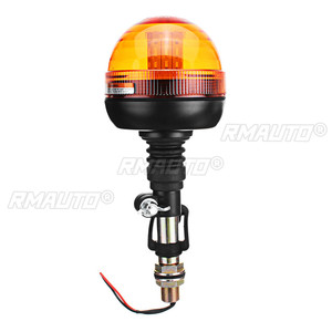 Metal Rotating Flashing Beacon Mount Warning <b>Light</b> Bracket Flexible Stem DIN <b>Pole</b> Tractor Mounting <b>Light</b> - Product Image 3