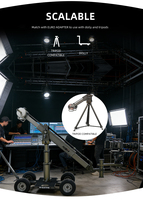 Grue de caméra NSH-7800, équipement de tournage vidéo stable, équipement télescopique réglable à haute capacité de charge, professionnel