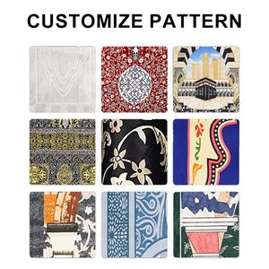 Custom logo <b>Prayer</b> Rug Muslim Worship Blanket Multifunctional Foldable Mosque Rug Middle East Islamic Blanket - Product Image 4