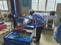 Macchina Saldatrice Automatica con Tracciamento Laser per Saldatura di Flange e Tubi, Adattabile alle Variazioni di Spessore, Alta Qualità