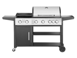 7 brûleurs Cuisine Extérieure <span class=keywords><strong>Barbecue</strong></span> À <span class=keywords><strong>Gaz</strong></span> En <span class=keywords><strong>Acier</strong></span> Inoxydable Durable avec Four À Pizza pour Fête En <span class=keywords><strong>Fonte</strong></span> Enduit De Poudre 133pcs - Product Image 3