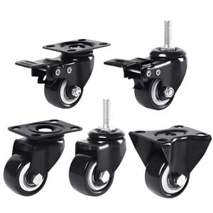 Universal 1,5 \ "2 \" 3 \ "Silent Vientiane Lenkrad Richtungs rollen Kleine Wagen Hardware Blech Stahl Metall Zink