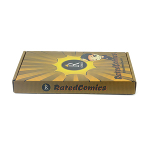 Boîte en carton ondulé durable avec logo personnalisé imprimé, poignée en plastique, pliable, à double rabat, 6x4x1, pour emballage cadeau de carnet - Product Image 3
