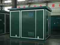 Poste de transformateur compact extérieur de type boîtier, trois postes de commutation 10kV 0.4kV intégrés, station de recharge VE, ferme solaire photovoltaïque CE