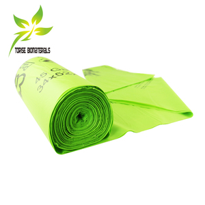 Ventas calientes Biodegradable Compostable 50/65 Galones Bolsa de basura Plástico Hogar Compostable Basura Bolsas de residuos de alimentos en rollo - Product Image 4