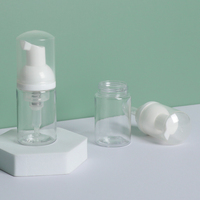 Nouveauté 30ml 50ml 100ml vide nettoyant pour le visage mousse pompe bouteille bulle liquide lavage du visage bouteille transparente