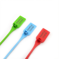 Sceaux de sécurité en plastique US-PS335W avec numéro de série pour la logistique