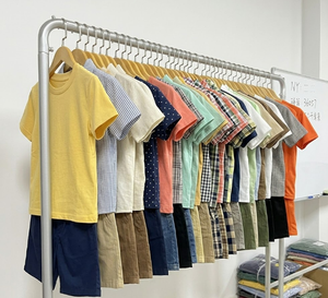 Conjunto Premium de Camiseta y Pantalones Cortos para Niños, Verano, Suministro Disponible, Envío Combinado Aleatorio, Mezcla Aleatoria - Product Image 2