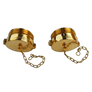 Accessoire pour équipement <span class=keywords><strong>de</strong></span> lutte contre l'incendie : Bouchon <span class=keywords><strong>de</strong></span> poteau d'incendie en laiton pour raccordement d'entrée des services incendie - Product Image 2