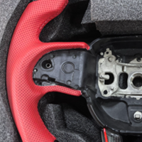 Volant sport en fibre de carbone en forme de D pour Dodge Charger Challenger RT SRT Hellcat, pièces de mise à niveau