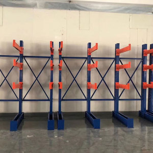 أرفف تخزين معدنية عالية الجودة Q235b من الفولاذ رف مزدوج من جانب واحد للحماية من التآكل مسحوق مطلي عالي - Product Image 5