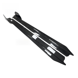 Pare-chocs avant, pare-chocs arrière et jupes latérales en fibre de carbone sèche de style Lamborghini <span class=keywords><strong>Huracan</strong></span> LP580 LP610 - Product Image 5