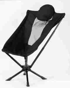 Portable Camping <b>Folding</b> <b>Chair</b> Lightweight Aluminum 360 Degree Swivel Rotating Moon <b>Chair</b> for Outdoor - Product Image 1