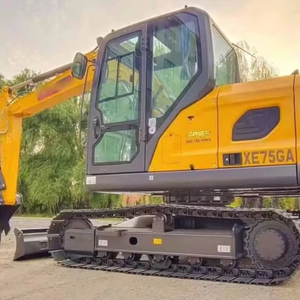 Экскаватор Xuzhou известного бренда 7,5 тонн, XE75GA с двигателем Kubota, гидравлический гусеничный экскаватор, землеройная машина - Product Image 1