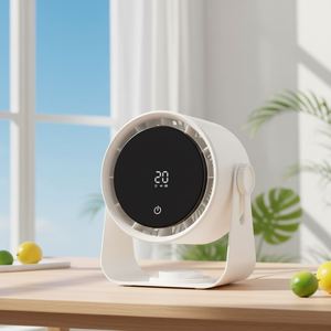 Ventilateur de circulation d'air rechargeable - Moteur sans balais USB avec télécommande pour la maison, le bureau, le camping, la voiture - Product Image 1