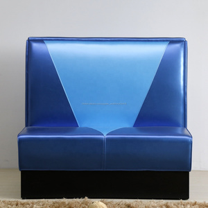 (SP-KS269) American <span class=keywords><strong>diner</strong></span> mobili 50s di stile navy in pelle blu Cabine ristorante 2 posti <span class=keywords><strong>diner</strong></span> stand mobili - Product Image 6