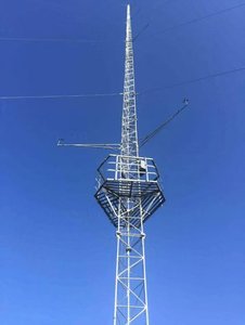 Mạ kẽm guyed thông tin liên lạc tháp thép Viễn Thông mast 60M 70M 80M <span class=keywords><strong>90M</strong></span> lưới tín hiệu tháp Viễn Thông tháp - Product Image 3