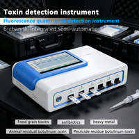 Analyseur électronique de mycotoxines pour céréales à prix d'usine, quantification par fluorescence des mycotoxines et des métaux lourds avec une haute précision